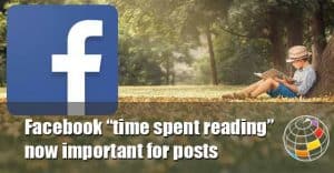 Facebook "time spent reading" post update