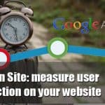 Time on Site: measure user interaction